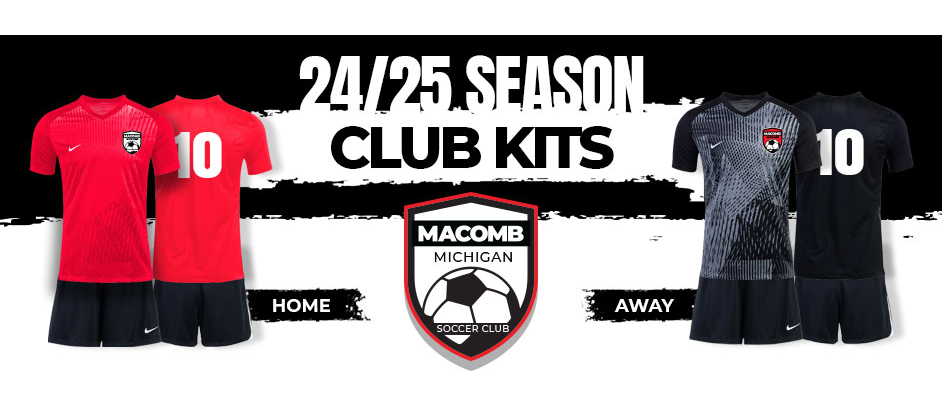 Macomb Soccer Club 2024 & 2025 Club Kits